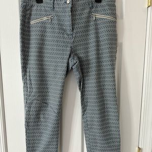 J. McLaughlin patterned stretch jeans